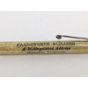 Vtg Scripto USA Mechanical  Pencil Farnsworth Building Memphis Tenn